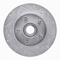 R1 Concepts R1 91-94 Ford Explorer Front Right Drilled & Slotted Silver Brake Rotor