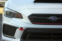 Perrin Performance PERRIN 18-21 Subaru WRX & STI / 13-25 BRZ / 17-20 Toyota 86 Tow Hook Kit (Front) - Red