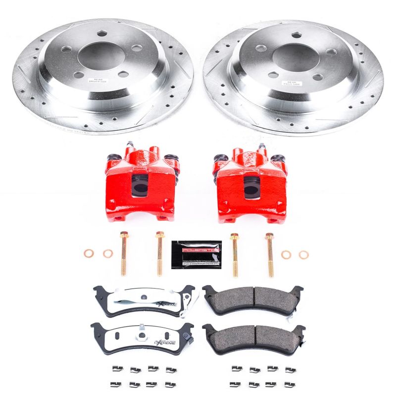 PowerStop Power Stop 95-98 Jeep Grand Cherokee Rear Z36 Truck & Tow Brake Kit w/Calipers