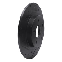 R1 Concepts R1 98-05 Buick Park Avenue Rear Left Drilled & Slotted Black Brake Rotor