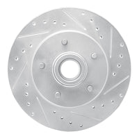 R1 Concepts R1 1991-1996 Buick Roadmaster Front Right Drilled & Slotted Silver Brake Rotor