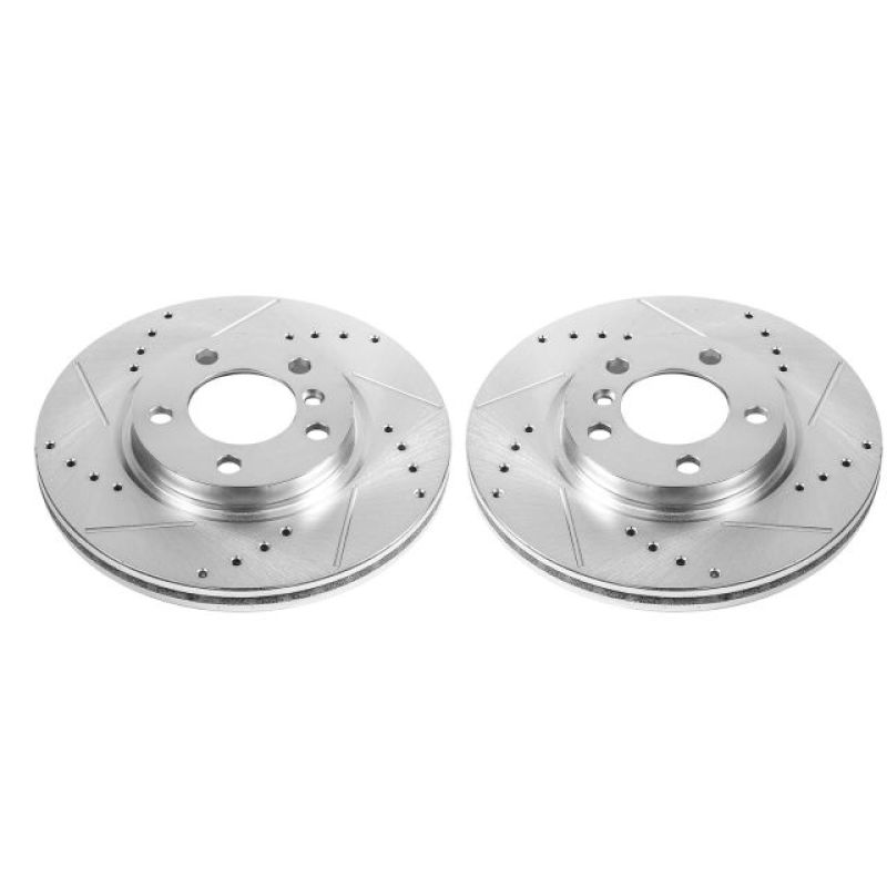 PowerStop Power Stop 11-16 Mini Cooper Countryman Front Evolution Drilled & Slotted Rotors - Pair