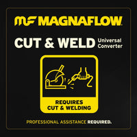 MagnaFlow Conv Uni CA 2.25in./2.25in. Straight Direct Fit Converter