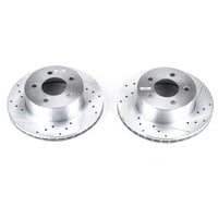 PowerStop Power Stop 90-99 Jeep Cherokee Front Evolution Drilled & Slotted Rotors - Pair