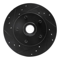 R1 Concepts R1 95-97 Ford Ranger (USA/Canada) Front Left Drilled & Slotted Black Brake Rotor