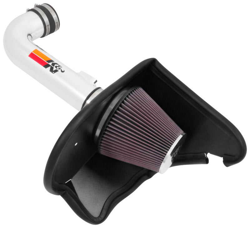 K&N Engineering K&N 16-17 Chevy Camaro 3.6L Silver Typhoon Short Ram Intake