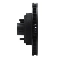 R1 Concepts R1 70-72 Ford Country Squire Front Right Drilled & Slotted Black Brake Rotor