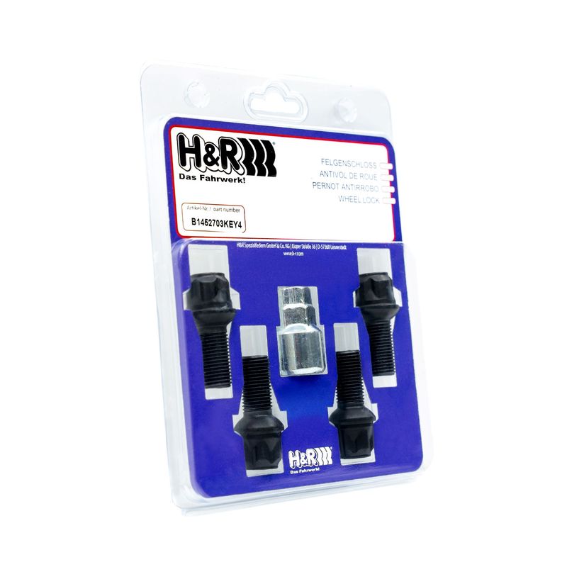 H&R B1452802KEY4 Rim lock set
