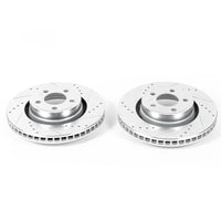 PowerStop Power Stop 15-19 Ford Mustang Front Evolution Drilled & Slotted Rotors - Pair
