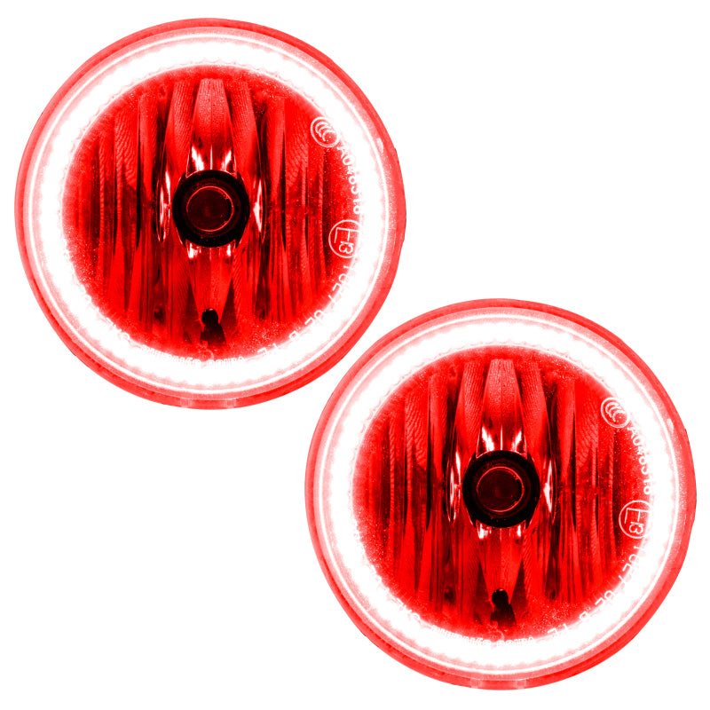 ORACLE Lighting Oracle 05-10 Chrysler 300C Pre-assembled Halo Fog Lights - Red
