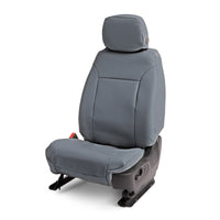 Covercraft 15-22 Chevrolet Colorado/GMC Leatherette PrecisionFit Front Row Seat Covers - Med Grey