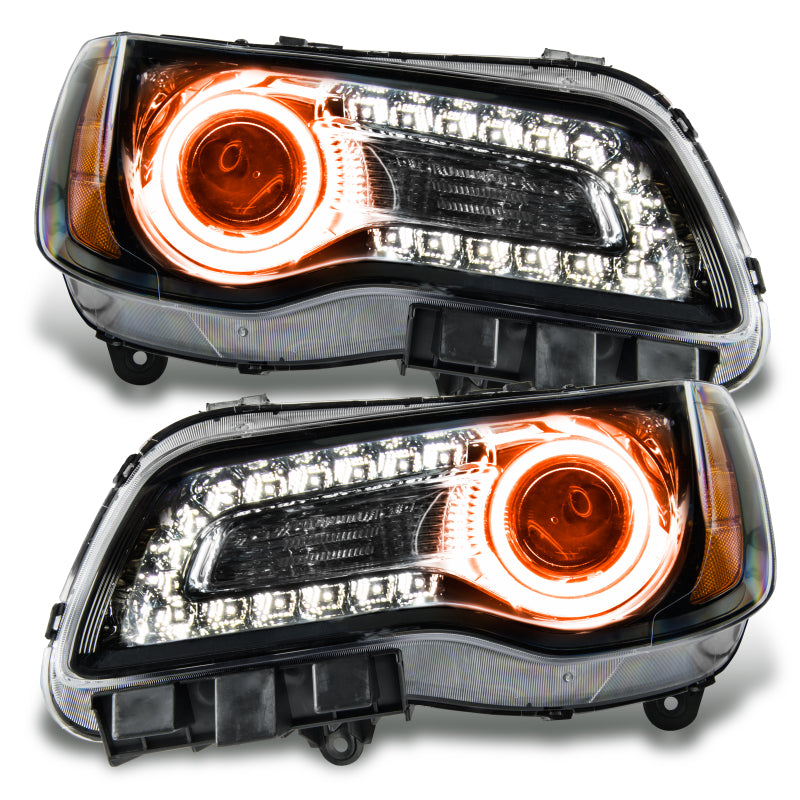ORACLE Lighting Oracle 11-14 Chrysler 300C SMD HL - Black - NON HID - Orange