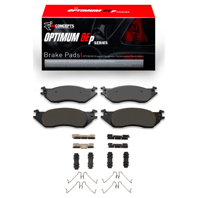 R1 Concepts R1 04-06 Ford E-150 Front Optimum OE Pads & Hardware Kit