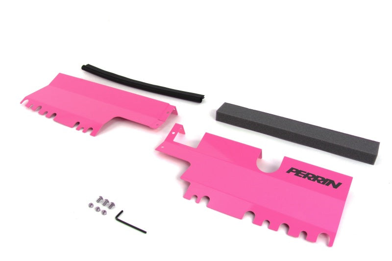 Perrin Performance PERRIN 15-21 Subaru WRX/STI Radiator Shroud (Without OEM Intake Scoop) - Hyper Pink