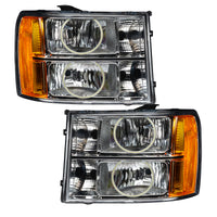 ORACLE Lighting Oracle 07-13 GMC Sierra SMD HL - Round Ring Design - ColorSHIFT w/ Simple Controller