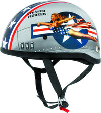 Bikers Choice Skid Lids Bomber Pinup Original Helmet - Large