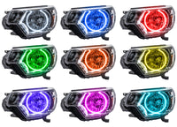 ORACLE Lighting Oracle Toyota Tacoma 12-15 Halo Kit - ColorSHIFT w/o Controller