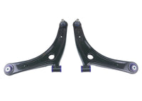 SuperPro 2008 Mitsubishi Lancer GTS Front Lower Control Arm Set w/ Bushings - w/ Positive Caster