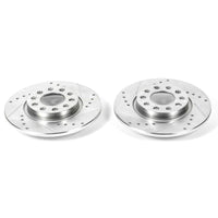 PowerStop Power Stop 15-17 Chrysler 200 Rear Evolution Drilled & Slotted Rotors - Pair