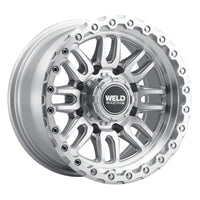 Weld Off-Road Swift 17x9in 6x135 / 6x139.7 BP ET-12 106.1mm CB - Gloss Silver Machined Wheel & Ring