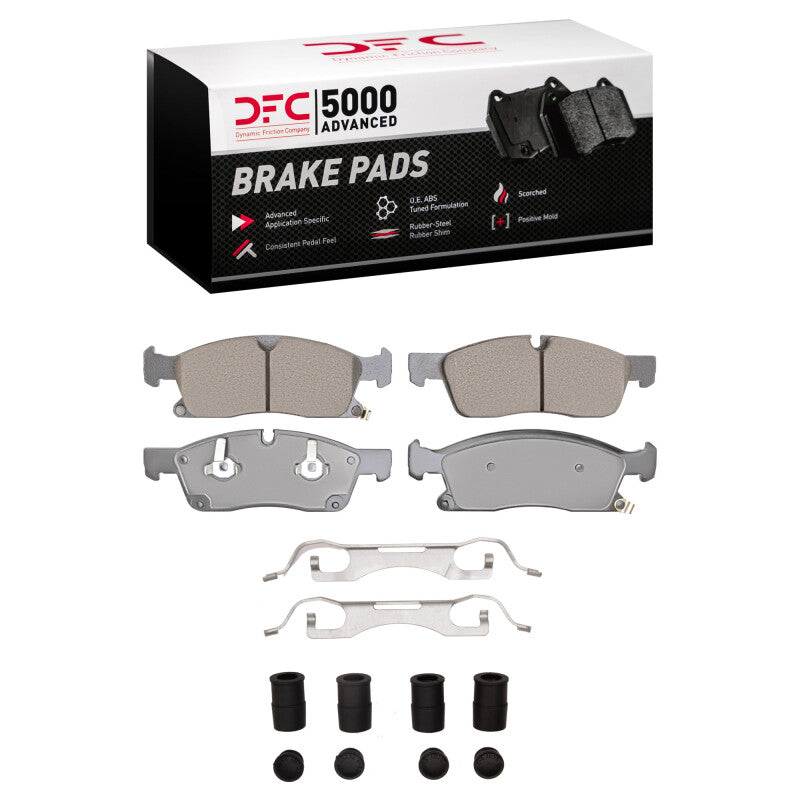 DFC 12-18 Mercedes-Benz GL450 Front 5000 Advanced Ceramic Brake Pads and Hardware Kit