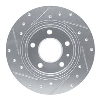 R1 Concepts R1 20-25 Buick Encore GX Rear Right Drilled & Slotted Silver Brake Rotor