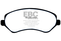 EBC 04-07 Chrysler Town & Country 3.3 Rear Drums Ultimax2 Front Brake Pads