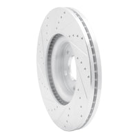R1 Concepts R1 13-20 Ford Fusion Front Right Drilled & Slotted Silver Brake Rotor