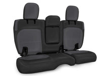 PRP Seats PRP 2018+ Jeep Wrangler JLU/4 door Rear Bench Cover with Leather Interior - Black/Grey