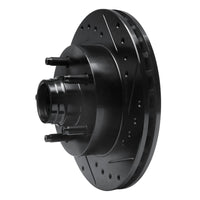 R1 Concepts R1 98-02 Ford Ranger (USA/Canada) Front Right Drilled & Slotted Black Brake Rotor