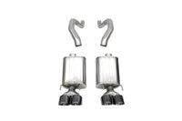 CORSA Performance Corsa 06-13 Chevy Corvette C6 Z06 7.0L / 09-13 ZR1 6.2L Black PVD AxleBack Exhaust w/4.5in Twin Tips