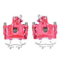 PowerStop Power Stop 12-17 Ford Focus Rear Red Calipers w/Brackets - Pair