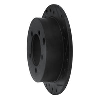 R1 Concepts R1 97-04 Mitsubishi DIAMANTE Rear Right Drilled & Slotted Black Brake Rotor