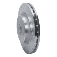R1 Concepts R1 2021-2025 Acura TLX Front Left Drilled & Slotted Silver Brake Rotor