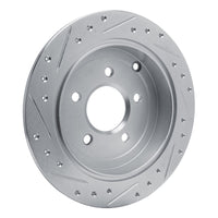 R1 Concepts R1 01-07 Buick Rendezvous Rear Right Drilled & Slotted Silver Brake Rotor