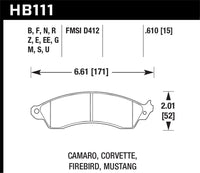 Hawk Performance Hawk 96-99 Mustang Cobra 4.6L / 88-96 Corvette 5.7L / 88-92 Camaro 5.0L/5.7L 89-92 Pontiac Firebird
