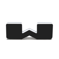 ORACLE Lighting Universal Illuminated LED Letter Badges - Matte Blk Surface Finish - W