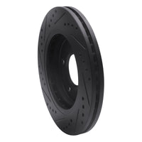 R1 Concepts R1 94-01 Buick Regal Front Right Drilled & Slotted Black Brake Rotor