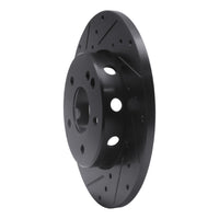 R1 Concepts R1 97-98 Mercedes-Benz C230 Front Left Drilled & Slotted Black Brake Rotor