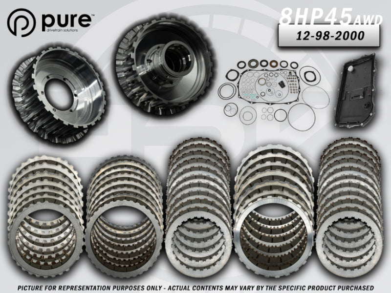 Pure Drivetrain Solutions Pure Drivetrain 8HP45 High Performance Transmission Hard Parts Kit - AWD - Stage 2
