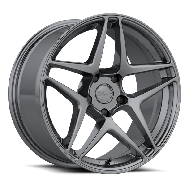 Kansei K15G Astro 18x8.5in / 5x100 BP / 35mm Offset - Gunmetal Wheel