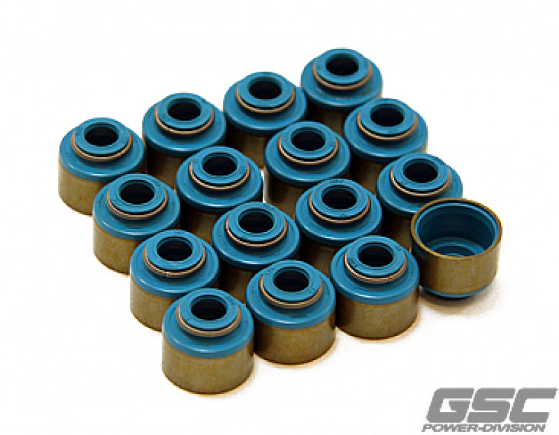 GSC Power Division GSC P-D Ford Mustang 5.0L Coyote Valve Stem Seal w/Integrated Spring Seat - Set of 32