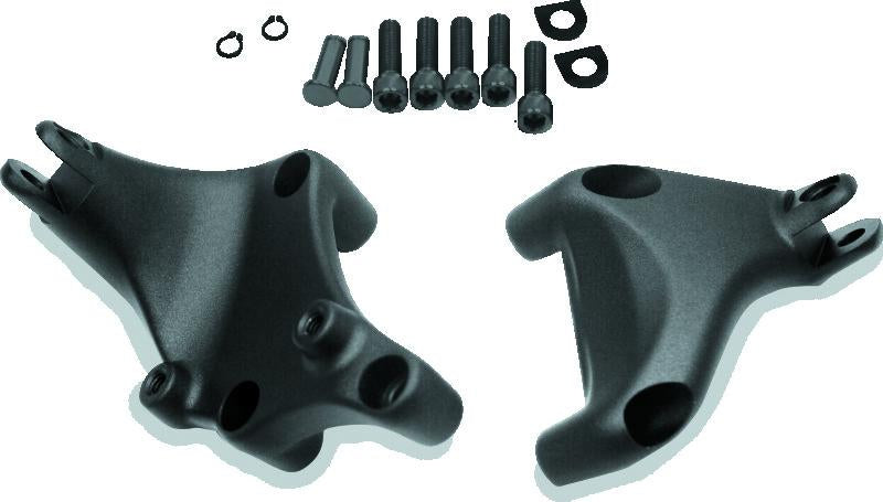 Bikers Choice 14-Up XL Black Passenger Footpeg Mount