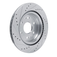 R1 Concepts R1 23-25 Chevrolet Colorado Rear Right Drilled & Slotted Silver Brake Rotor