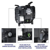 Form Lighting 2014 GMC Sierra LED Projector Headlights (Pair)