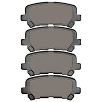 R1 Concepts R1 07-25 Acura ZDX Rear R1 Optimum OE Brake Pads