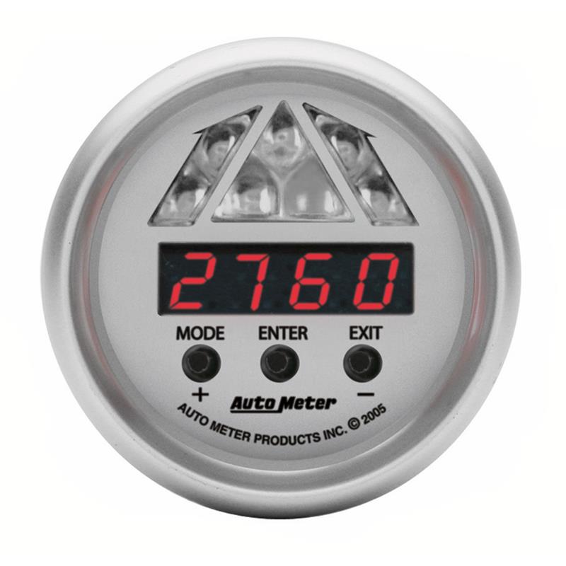 AutoMeter Gauge Tachometer Digital RPM W/ Led Shift Light Ultra-Lite