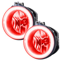 ORACLE Lighting Oracle Dodge Challenger 08-14 LED Fog Halo Kit - Red