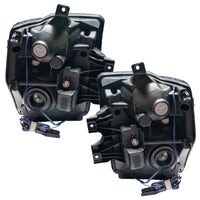 ORACLE Lighting Oracle 08-10 Ford F250/350 LED HL - Black - ColorSHIFT w/o Controller