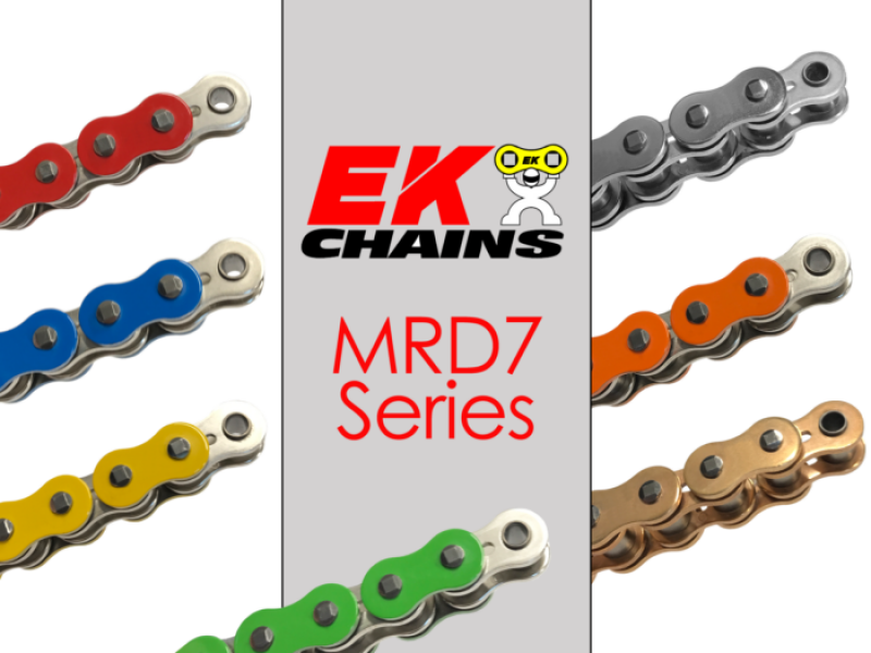 Vortex Racing EK 520 MVXZ2 Rivet Master 114 Links- Gold